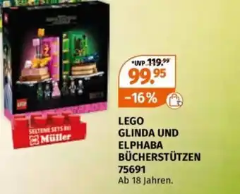 Müller LEGO GLINDA UND ELPHABA BÜCHERSTÜTZEN Angebot