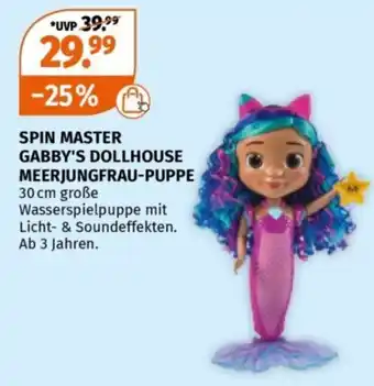 Müller SPIN MASTER GABBY'S DOLLHOUSE MEERJUNGFRAU-PUPPE Angebot