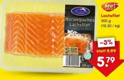 Netto Marken-Discount Seagold Norwegische Lachsfilets Angebot