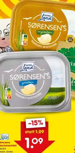 Netto Marken-Discount Gutes Land Sörensens Mischstreichfett Angebot