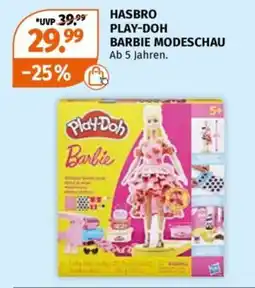 Müller HASBRO PLAY-DOH BARBIE MODESCHAU Angebot