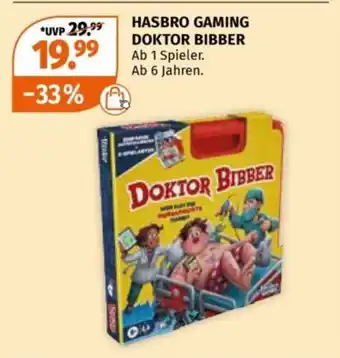 Müller HASBRO GAMING DOKTOR BIBBER Angebot