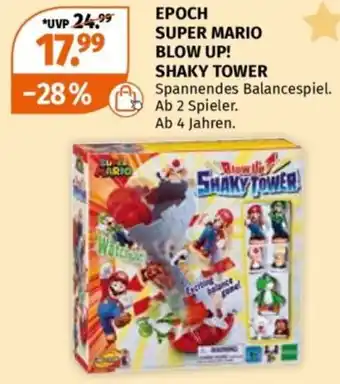 Müller EPOCH SUPER MARIO BLOW UP! SHAKY TOWER Angebot