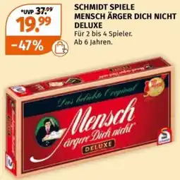 Müller SCHMIDT SPIELE MENSCH ÄRGER DICH NICHT DELUXE Angebot
