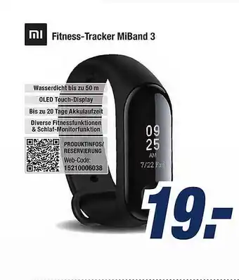 Expert Bening Xiaomi Fitness-tracker Miband 3 Angebot