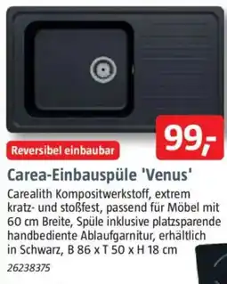 Bauhaus Carea-Einbauspüle 'Venus' Angebot