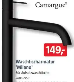 Bauhaus Camargue Waschtischarmatur 'Milano' Angebot