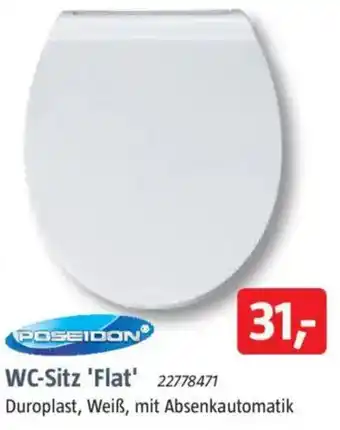 Bauhaus POSEIDON WC-Sitz 'Flat' Angebot