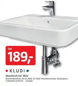 Bauhaus KLUDI Waschtisch-Set 'Milo' Angebot