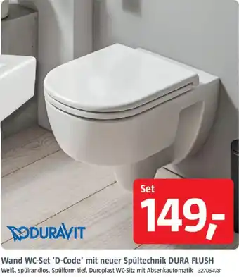 Bauhaus DURAVIT Wand WC-Set 'D-Code' Angebot