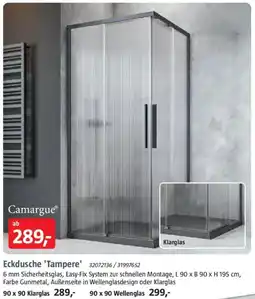 Bauhaus Camargue Eckdusche 'Tampere' Angebot