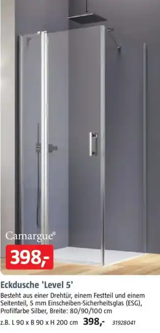Bauhaus Camargue Eckdusche 'Level 5' Angebot