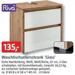 Bauhaus Riva Waschtischunterschrank 'Glass' Angebot