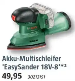 Bauhaus BOSCH Akku-Multischleifer''EasySander 18V-8' Angebot