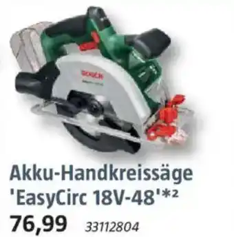 Bauhaus BOSCH Akku-Handkreissäge 'EasyCirc 18V-48' Angebot