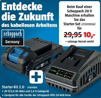 Bauhaus Scheppach Starter-Kit 2.0 Angebot