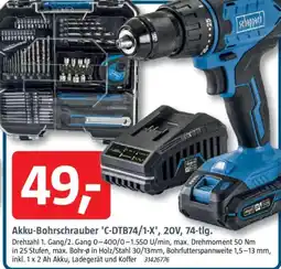 Bauhaus Scheppach Akku-Bohrschrauber 'C-DTB74/1-X', 20V, 74-tlg. Angebot