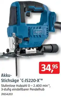 Bauhaus Scheppach Akku- Stichsäge 'C-JS220-X Angebot