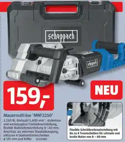 Bauhaus Scheppach Mauernutfräse 'MNF2250' Angebot