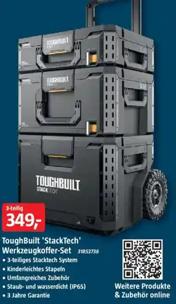 Bauhaus ToughBuilt 'StackTech' Werkzeugkoffer-Set 3-teilig Angebot