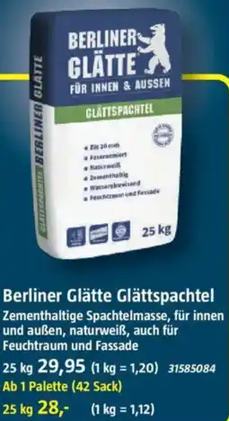 Bauhaus Berliner Glätte Glättspachtel Angebot