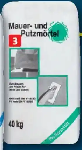 Bauhaus Mauer- u. Putzmörtel Angebot