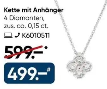 Galeria VANDENBERG Kette mit Anhänger Angebot