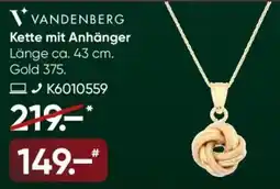 Galeria VANDENBERG Kette mit Anhänger Angebot