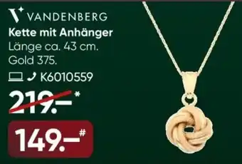 Galeria VANDENBERG Kette mit Anhänger Angebot