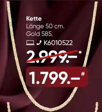 Galeria VANDENBERG Kette Angebot