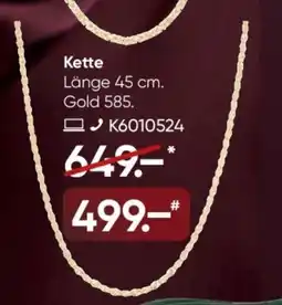 Galeria VANDENBERG Kette Angebot