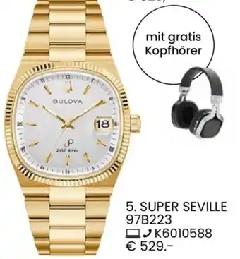 Galeria BULOVA SUPER SEVILLE 97B223 Angebot