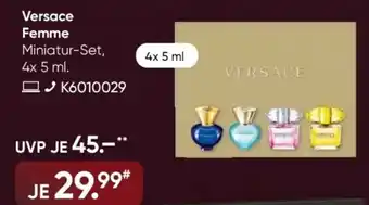 Galeria Versace Femme Miniatur-Set Angebot