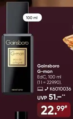 Galeria Gainsboro G-man Angebot