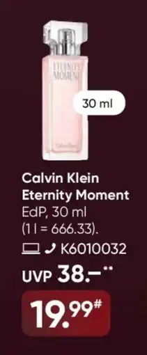 Galeria Calvin Klein Eternity Moment Angebot