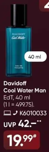 Galeria Davidoff Cool Water Man Angebot