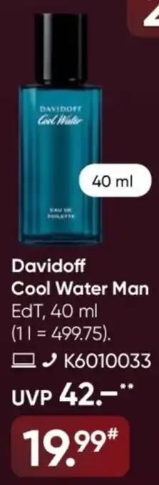 Galeria Davidoff Cool Water Man Angebot