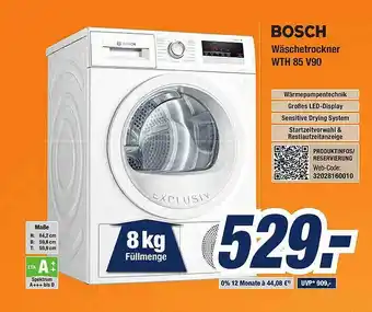 Expert Bening Bosch Wäschetrockner Wth85v90 Angebot