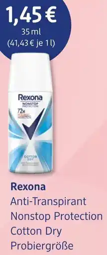 dm drogerie Rexona Anti-Transpirant Nonstop Protection Angebot
