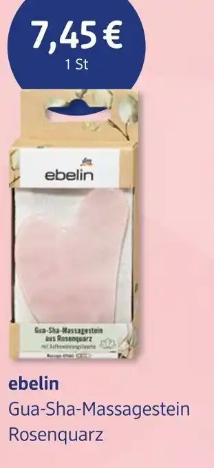 dm drogerie ebelin Gea-Sha-Massagestein Rosenquarz Angebot