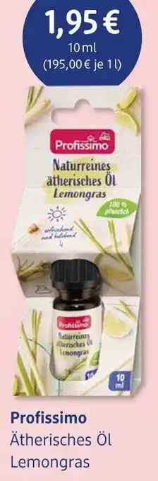 dm drogerie Profissimo Ätherisches Öl Lemongras Angebot