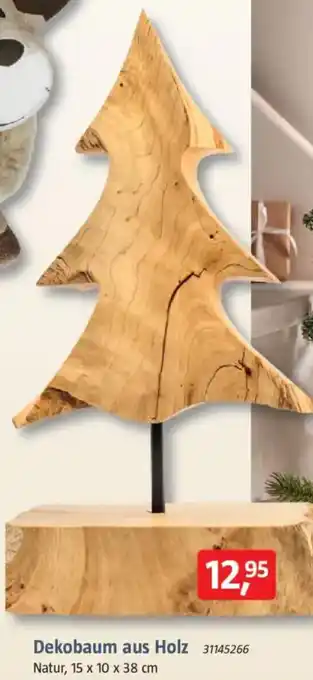 Bauhaus Dekobaum aus Holz Angebot