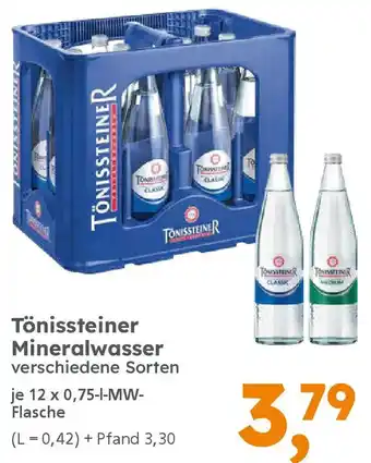 Globus Baumarkt Tönissteiner Mineralwasser Angebot