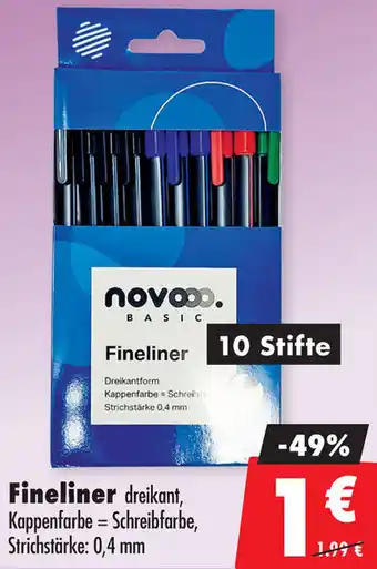 Mäc Geiz Novooo Fineliner Angebot