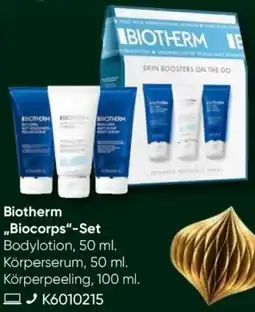 Galeria Biotherm „Biocorps" Set Angebot