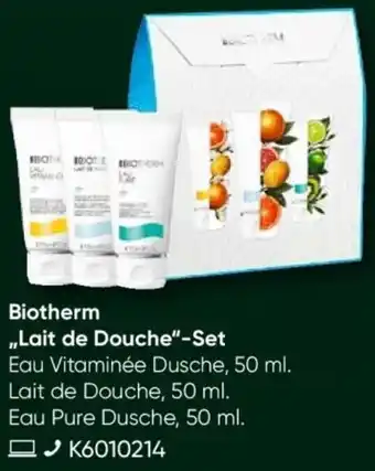 Galeria Biotherm „Lait de Douche" Set Angebot