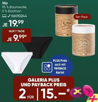 Galeria MANGUUN Slip Angebot