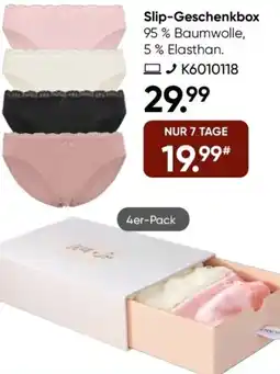 Galeria LASCANA Slip-Geschenkbox Angebot