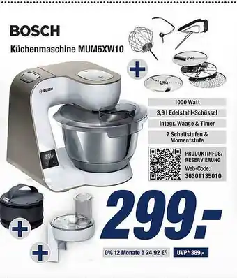 Expert Bening Bosch Küchenmaschine Mum5xw10 Angebot