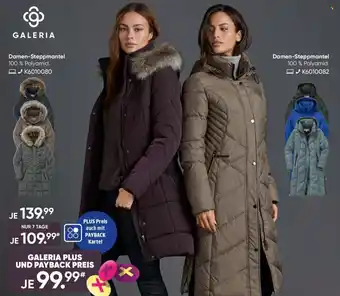 Galeria GALERIA Damen-Steppmantel Angebot